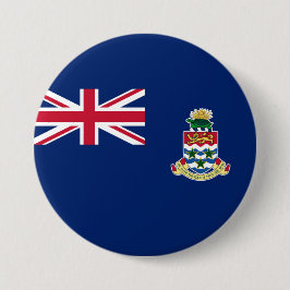 Vlag van de Caymaneilanden Ronde Button 7,6 Cm