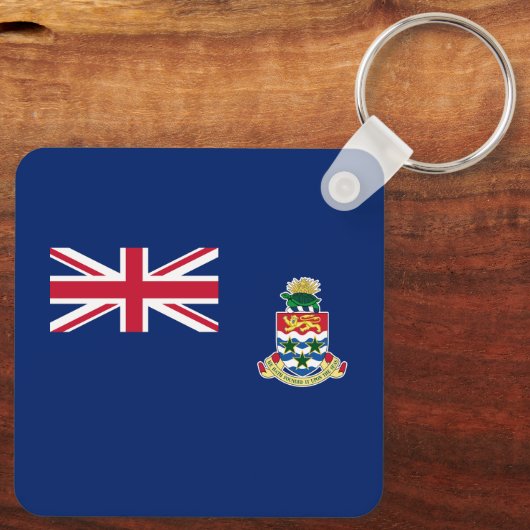vlag van de Caymaneilanden Sleutelhanger (Achterkant)