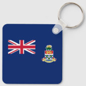 vlag van de Caymaneilanden Sleutelhanger (Achterkant)