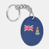 vlag van de Caymaneilanden Sleutelhanger (Voorkant Links)