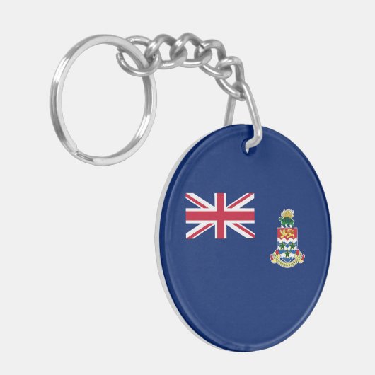 vlag van de Caymaneilanden Sleutelhanger (Voorkant Links)