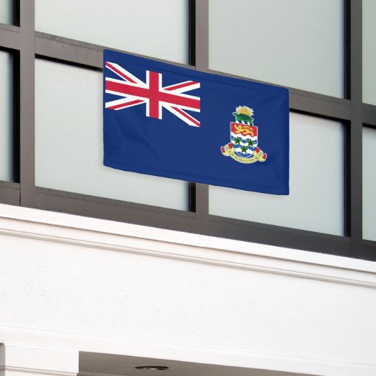 vlag van de Caymaneilanden Spandoek (Buitenkant Gebouw)