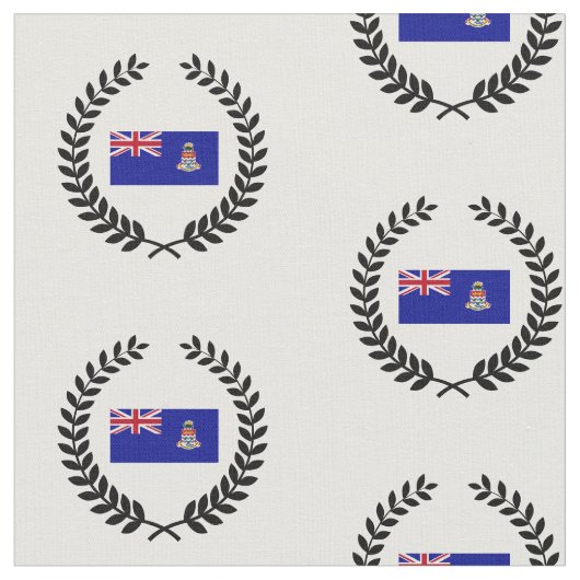 vlag van de Caymaneilanden Stof (Close Up)