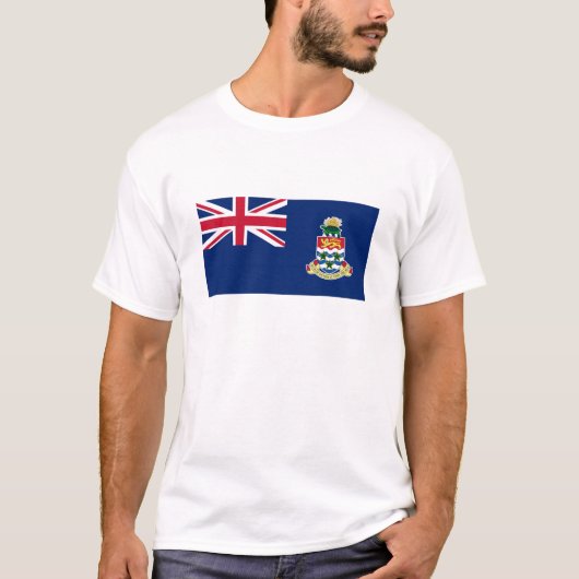 vlag van de Caymaneilanden T-shirt (Voorkant)