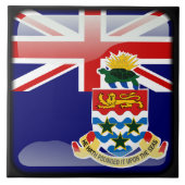 Vlag van de Caymaneilanden Tegeltje (Voorkant)