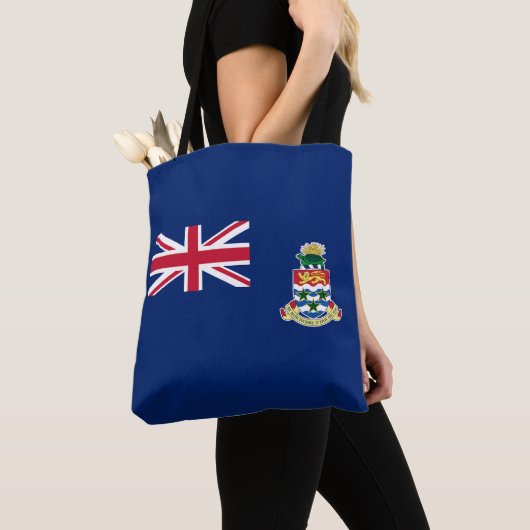 vlag van de Caymaneilanden Tote Bag (Dichtbij)