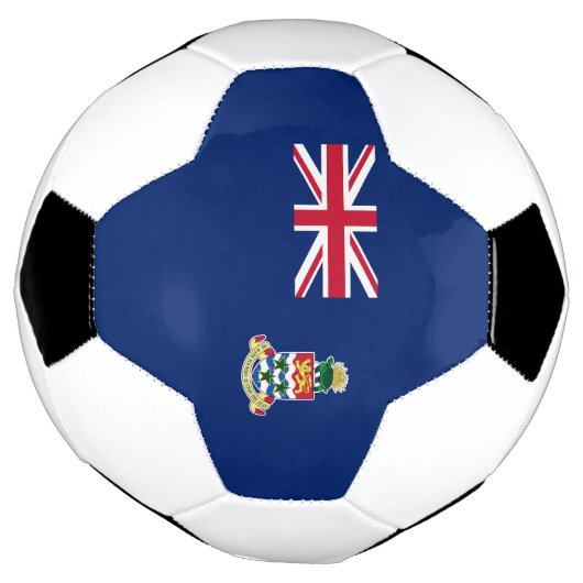 vlag van de Caymaneilanden Voetbal (Gedraaid)
