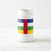 Vlag van de Centraal-Afrikaanse Republiek Bierpul (Center)