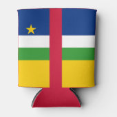 Vlag van de Centraal-Afrikaanse Republiek Blikjeskoeler (Voorkant)