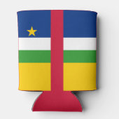 Vlag van de Centraal-Afrikaanse Republiek Blikjeskoeler (Achterkant)