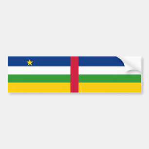 Vlag van de Centraal-Afrikaanse Republiek Bumpersticker