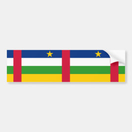 Vlag van de Centraal-Afrikaanse Republiek (CAR) Bumpersticker