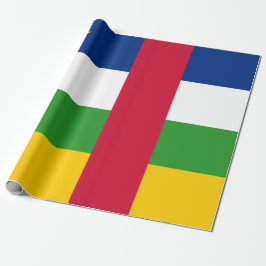 Vlag van de Centraal-Afrikaanse Republiek (CAR) Cadeaupapier