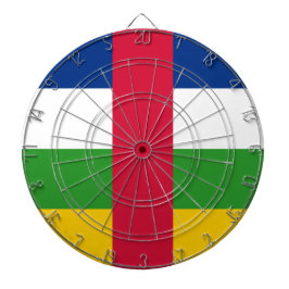 Vlag van de Centraal-Afrikaanse Republiek (CAR) Dartbord