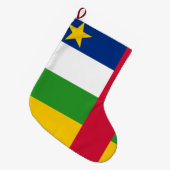 Vlag van de Centraal-Afrikaanse Republiek (CAR) Grote Kerstsok (Voorkant (Hangend))