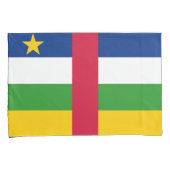 Vlag van de Centraal-Afrikaanse Republiek (CAR) Kussensloop (Voorkant-Rechts)