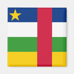 Vlag van de Centraal-Afrikaanse Republiek (CAR) Magneet