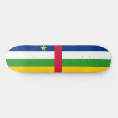 Vlag van de Centraal-Afrikaanse Republiek (CAR) Persoonlijk Skateboard (Horizontaal)