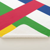 Vlag van de Centraal-Afrikaanse Republiek (CAR) Sherpa Deken (3/4)