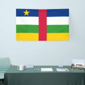 Vlag van de Centraal-Afrikaanse Republiek (CAR) Spandoek (Beurs)