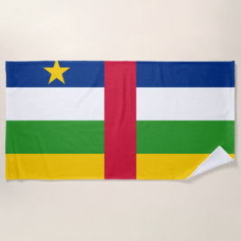 Vlag van de Centraal-Afrikaanse Republiek (CAR) Strandlaken