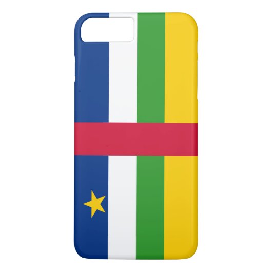 Vlag van de Centraal-Afrikaanse Republiek Case-Mate iPhone Case (Achterkant)