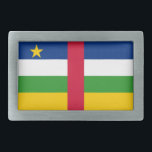 Vlag van de Centraal-Afrikaanse Republiek Gesp<br><div class="desc">Patriottische vlag van de Centraal-Afrikaanse Republiek.</div>