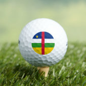 Vlag van de Centraal-Afrikaanse Republiek Golfballen (Insitu Shirt)