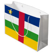 Vlag van de Centraal-Afrikaanse Republiek Groot Cadeauzakje (Achterkant Gekanteld)
