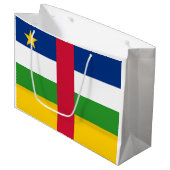 Vlag van de Centraal-Afrikaanse Republiek Groot Cadeauzakje (Voorkant Gekanteld)