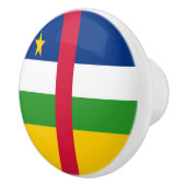 Vlag van de Centraal-Afrikaanse Republiek Keramische Knop (Rechts)