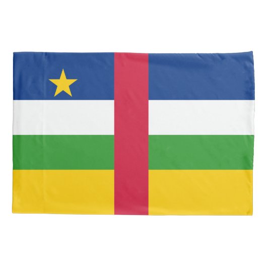 Vlag van de Centraal-Afrikaanse Republiek Kussensloop (Achterkant)