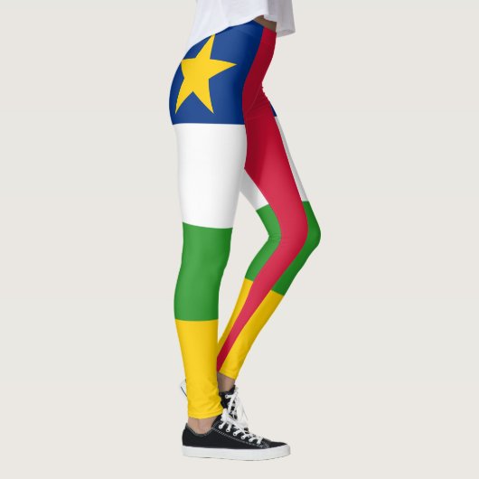 Vlag van de Centraal-Afrikaanse Republiek Leggings (Rechts)