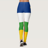 Vlag van de Centraal-Afrikaanse Republiek Leggings (Achterkant)