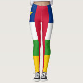 Vlag van de Centraal-Afrikaanse Republiek Leggings (Voorkant)