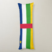 Vlag van de Centraal-Afrikaanse Republiek Lichaamskussen (Achterkant (Verticaal))