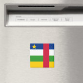 Vlag van de Centraal-Afrikaanse Republiek Magneet (Insitu (Vaatwasser))