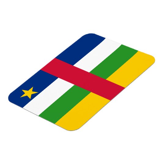 Vlag van de Centraal-Afrikaanse Republiek Magneet (Linkerzijde)