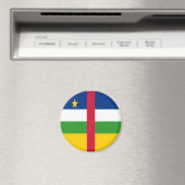 Vlag van de Centraal-Afrikaanse Republiek Magneet (Insitu (Vaatwasser))