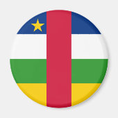 vlag van de Centraal-Afrikaanse Republiek Magnet (Voorkant)