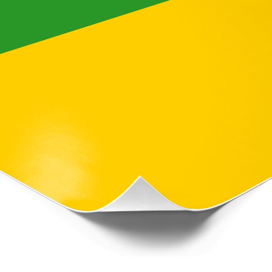 Vlag van de Centraal-Afrikaanse Republiek Perfect Poster (Hoek)