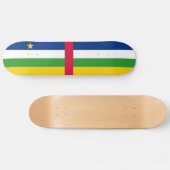 Vlag van de Centraal-Afrikaanse Republiek Persoonlijk Skateboard (Horizontaal)
