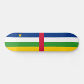 Vlag van de Centraal-Afrikaanse Republiek Persoonlijk Skateboard (Horizontaal)