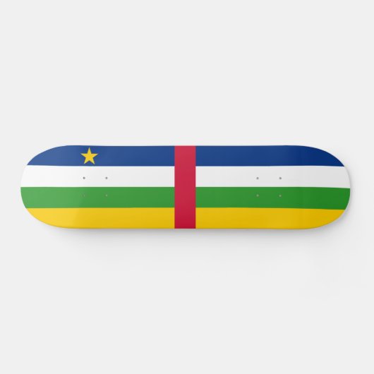Vlag van de Centraal-Afrikaanse Republiek Persoonlijk Skateboard (Horizontaal)