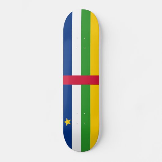 Vlag van de Centraal-Afrikaanse Republiek Persoonlijk Skateboard (Voorkant)
