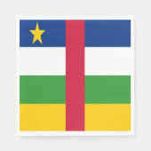 Vlag van de Centraal-Afrikaanse Republiek Servet (Voorkant)
