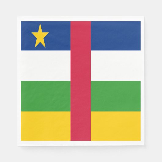 Vlag van de Centraal-Afrikaanse Republiek Servet (Voorkant)