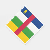 Vlag van de Centraal-Afrikaanse Republiek Servet (Hoek)