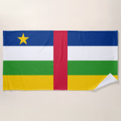 Vlag van de Centraal-Afrikaanse Republiek Strandlaken (Voorkant)