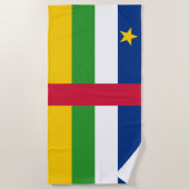 Vlag van de Centraal-Afrikaanse Republiek Strandlaken (Voorkant)